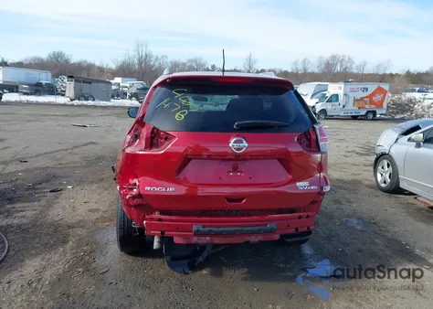 2016 Niss Rogue Sv Awd Sv z USA, uszkodzony, nr VIN KNMAT2MV5GP626898